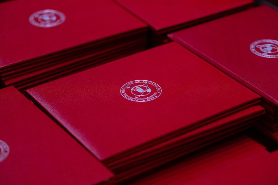 Diplomas ready for graduation