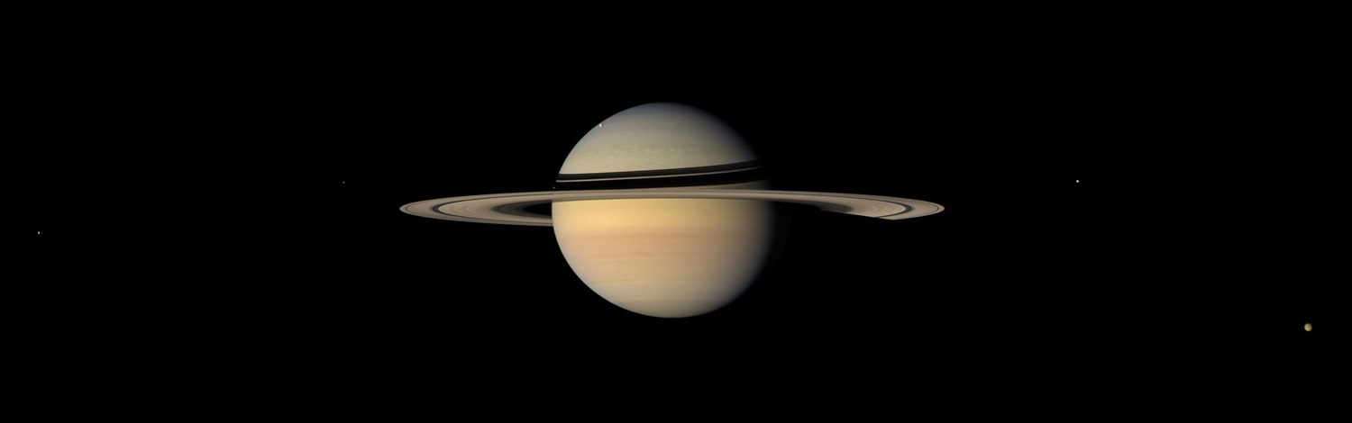 The planet Saturn