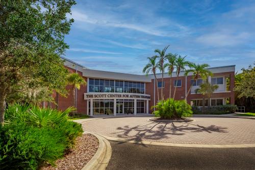 The Scott Center for Autism Treatment is located on campus