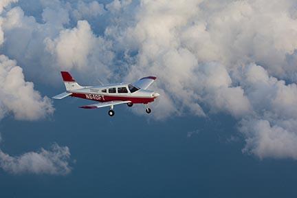 Plane in Clouds