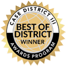 CASE Base of District III Winner Seal