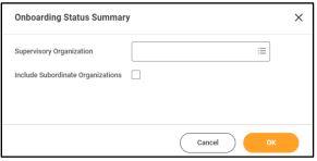 selecting include subordinate organizations